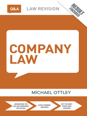 cover image of Q&A Company Law